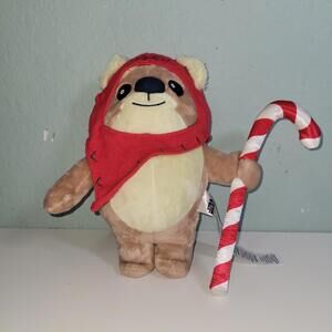 Disney Parks Star Wars Return of The Jedi Wicket Ewok Christmas Plush 11”